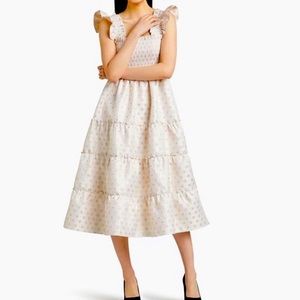 Hill House Gold Brocade Ellie NWT Size Small